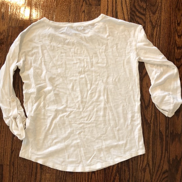 Banana Republic long sleeve tee with buttons - Picture 4 of 5